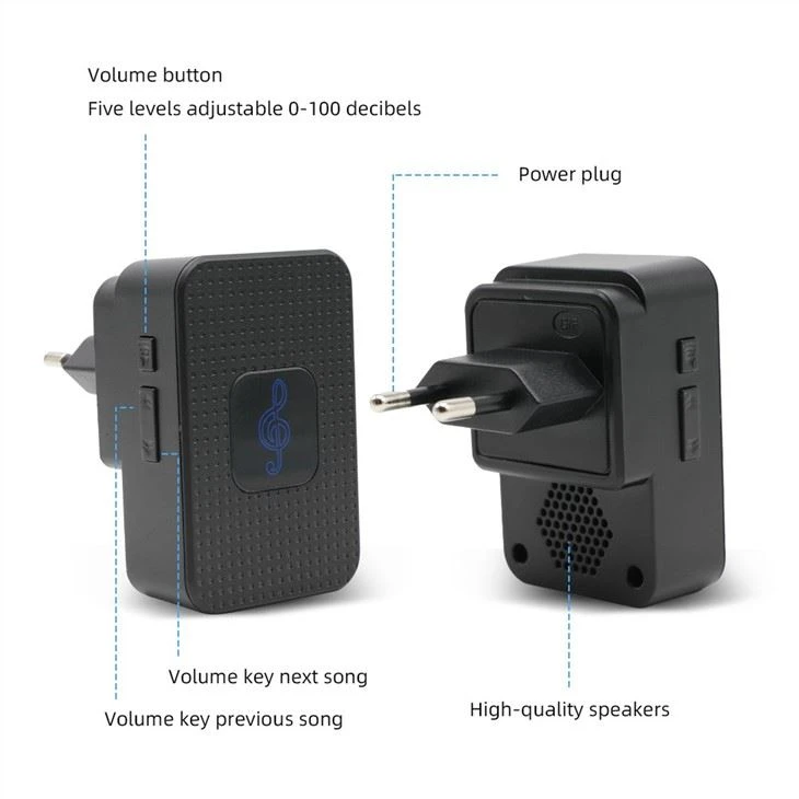 Tuya Video Doorbell With Rechargable Battery